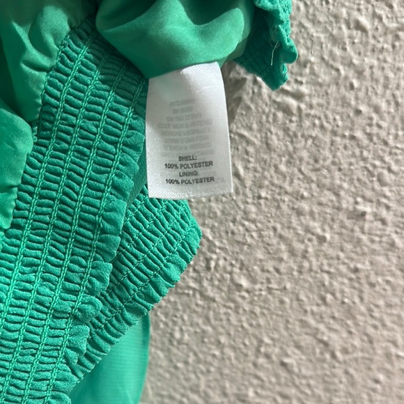 Green Ruffle Tube Top - Picture 4 of 4